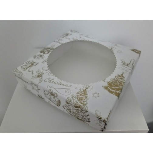 Коробка для пряників "Merry Christmas" з вікном, 150*150*35