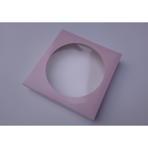 Коробка для пряників "Коло" пудра, 150*150*35