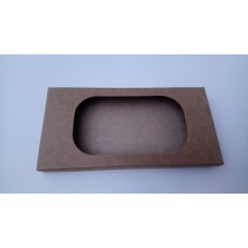 Коробка для плитки шоколаду "Крафт 1", 160*80*15