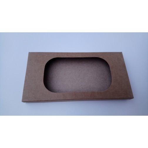 Коробка для плитки шоколаду "Крафт 1", 160*80*15